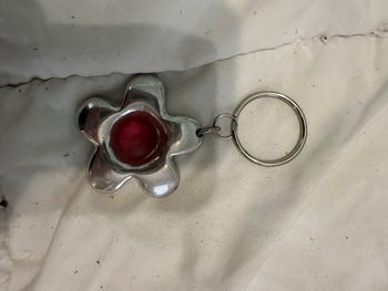 Porte clefs vintage fleurs