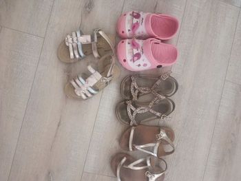 Lot chaussure d été fille 