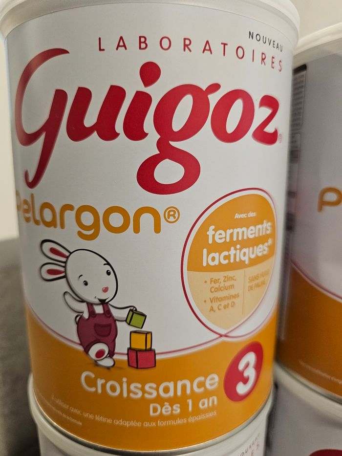Lot de 5 Pelargon Croissance 3 Guigoz - photo numéro 2