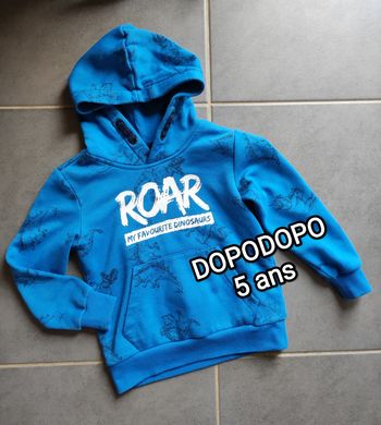 Sweat à capuche DopoDopo 5 ans