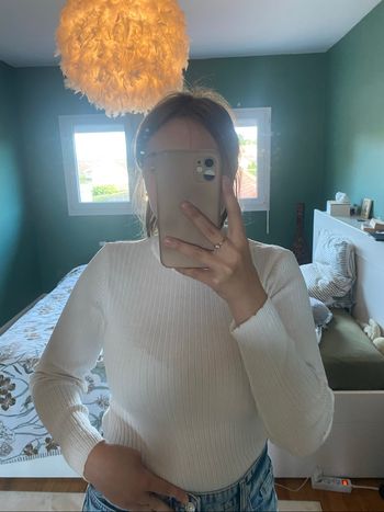 Pull col roulé