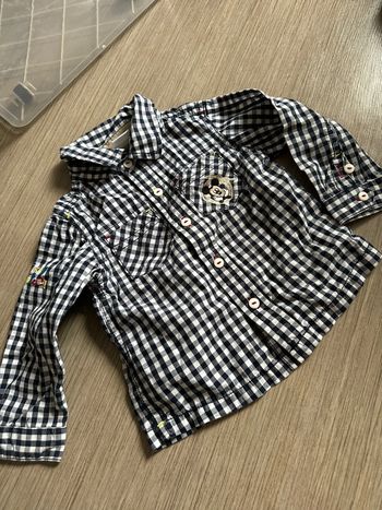 Chemise Disney Mickey 9 mois très peu porté