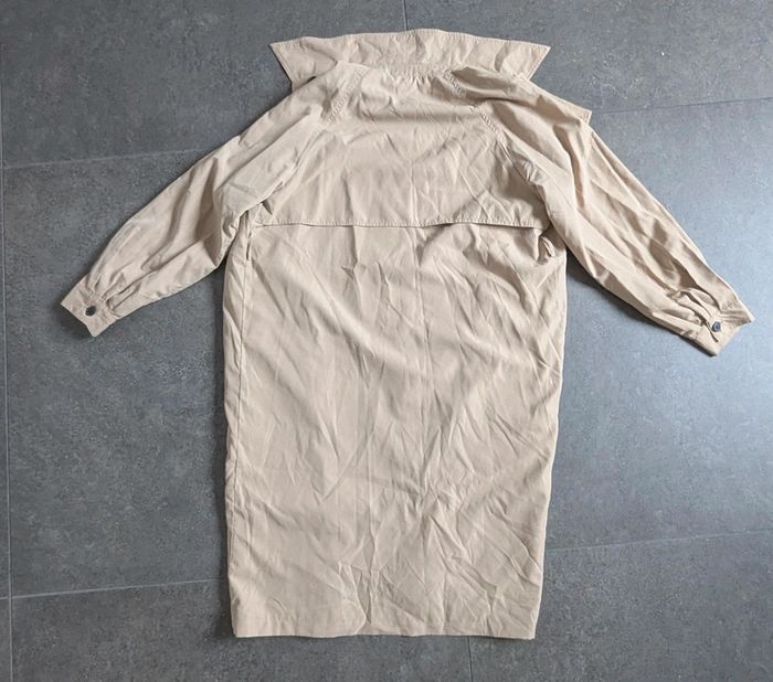 Manteau long trench Dazy taille L femme beige - photo numéro 2