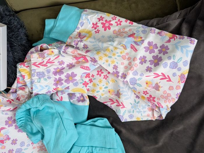 Lot de 2 pyjamas fille. Taille 5-6 ans. Neuf . Lilly &Dan. 100% coton. - photo numéro 8