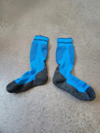 Chaussette ski decathlon chaude bleu noir