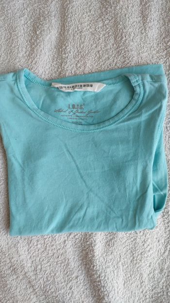 T-shirt logg 6 ans turquoise