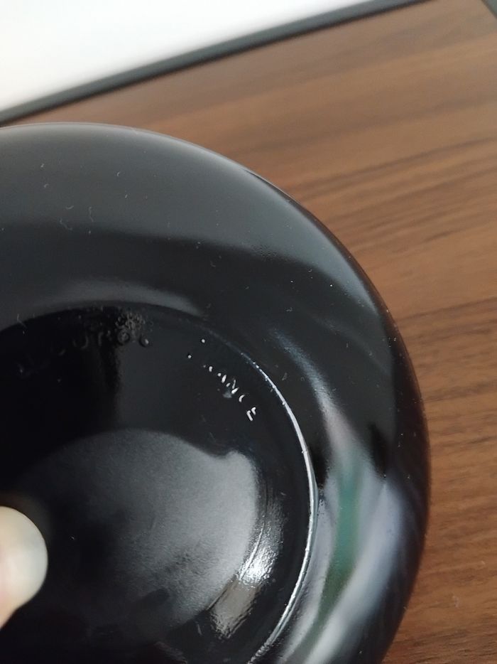 6 sous tasses ou coupelles noires - photo numéro 6