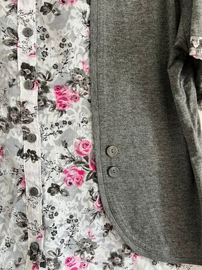 T-shirt chemise Canda femme taille 46/48 - photo numéro 6