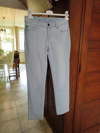 Jeans bleu clair droit skinny S/36 US 26 y2k