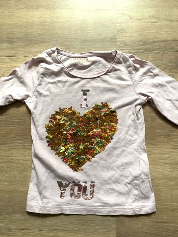 T-shirt orchestra fille I love you 4 ans