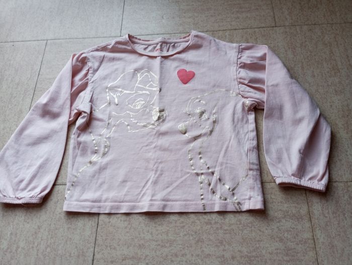 Lot de 6 sweats avec des brillants fille 6 ans - photo numéro 4