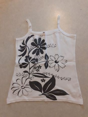 Maillot à brides, noir et blanc