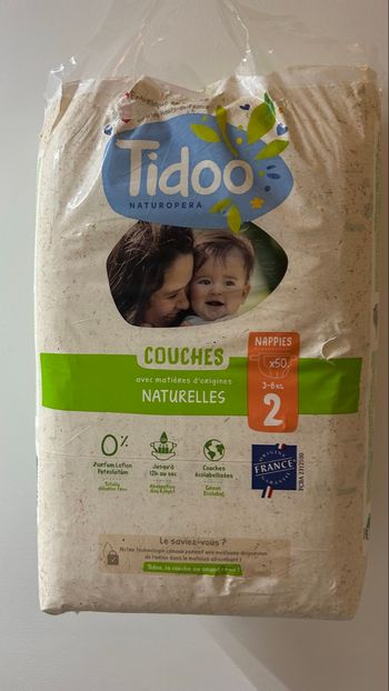 Paquet de 50 couches Tidoo TAILLE 2