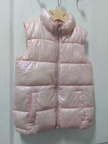 Doudoune fille brillante rose clair OVS 8-9ans