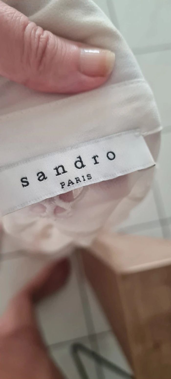 Robe broderie sandro T2 - photo numéro 3