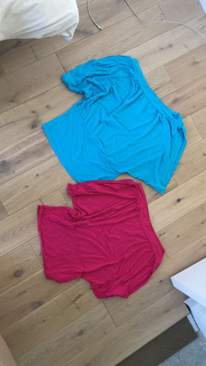 2 tops épaules dénudées