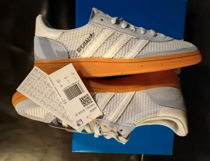 Baskets Adidas Spezial bimatières - bleu clair - photo numéro 5