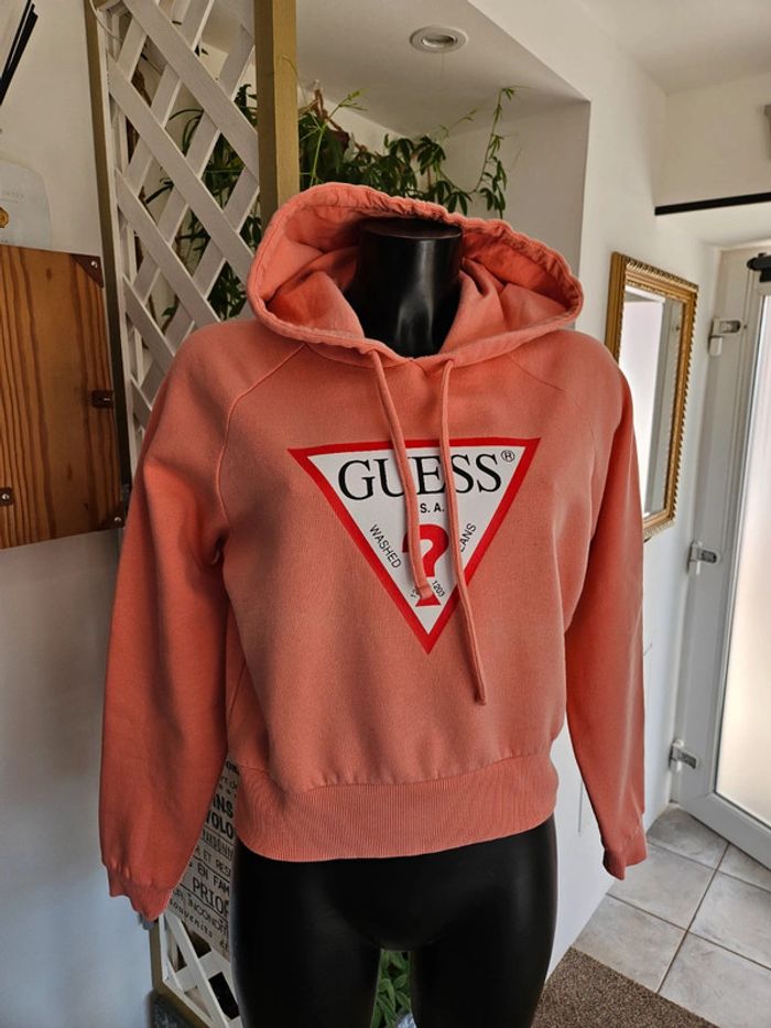 Guess sweat à capuche taille XS - photo numéro 2