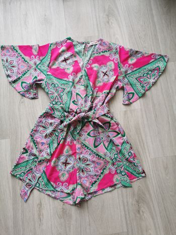 Combi-short fluide bohème - taille unique 