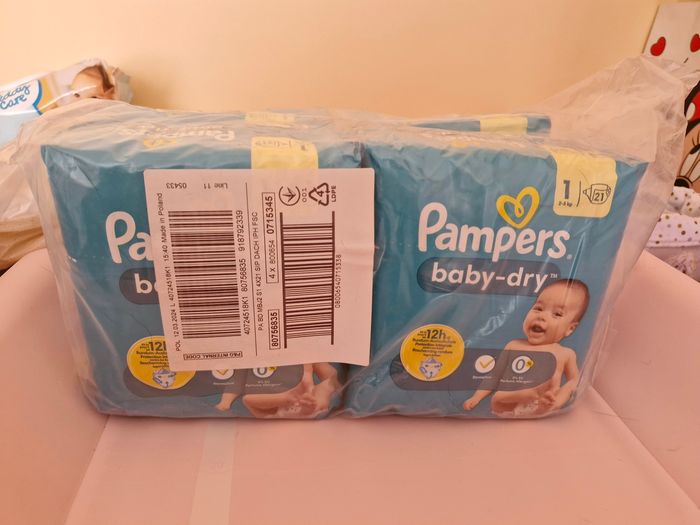 Couche pampers T1