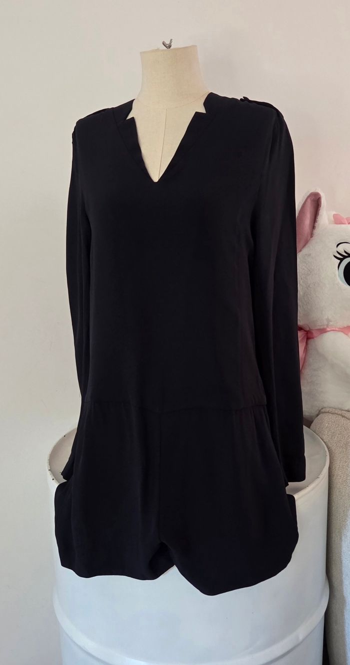 IKKS WOMEN – Combishort Bleu Marine – T40 – Chic & Intemporelle