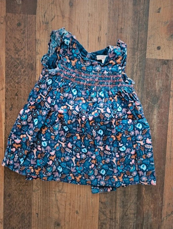 Robe velours DPAM 12mois