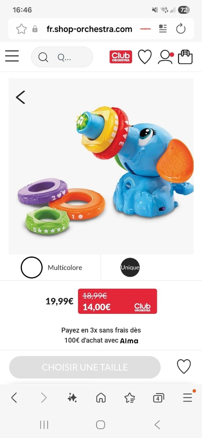 Empilo éléphanteau - photo numéro 3