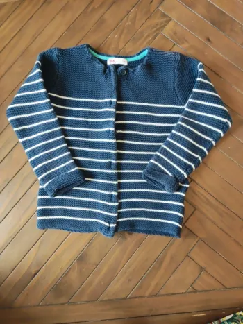 Gilet marin coton