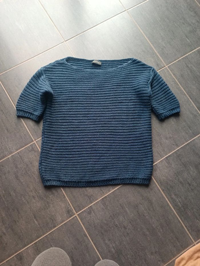 Pull tee shirt bleu brillant Kookaï taille 1