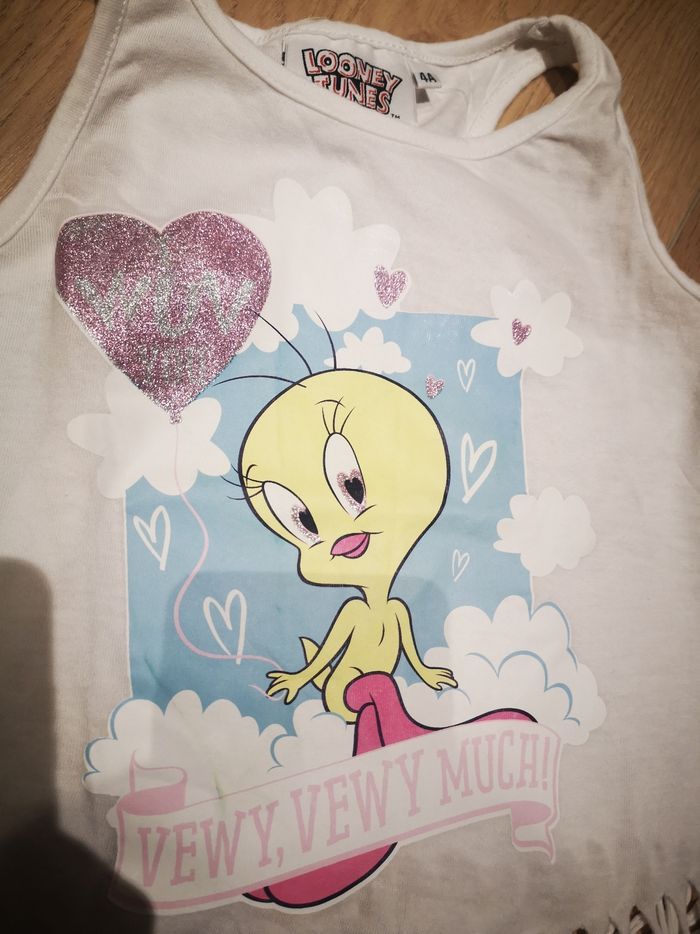 Débardeur à franges looney tunes 36 mois - photo numéro 2