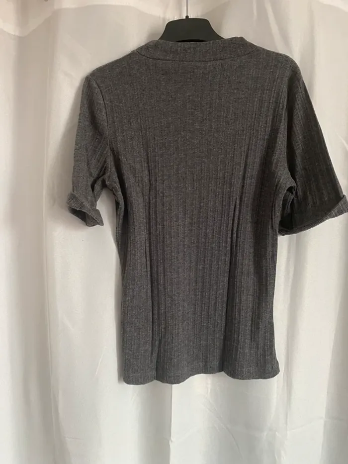 T-shirt effet maille - photo numéro 3