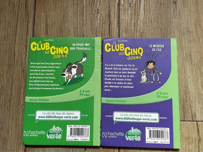 Lot Le club des cinq junior. Bon état - photo numéro 2