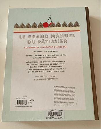 Livre pâtisserie