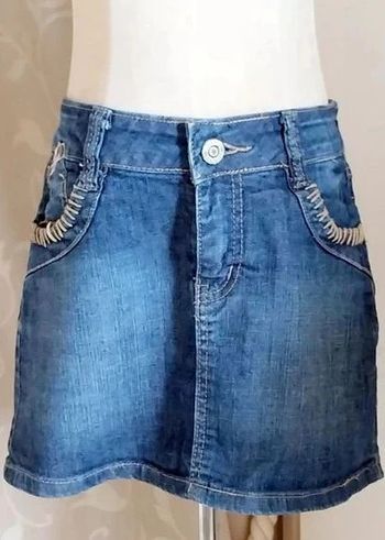 Mini jupe jeans