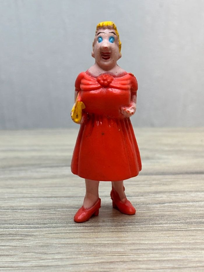 Figurine ancienne vintage bd Tintin publicitaire Esso