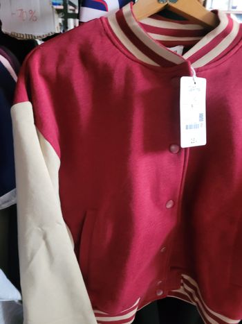 Blouson style bordeaux bordeaux