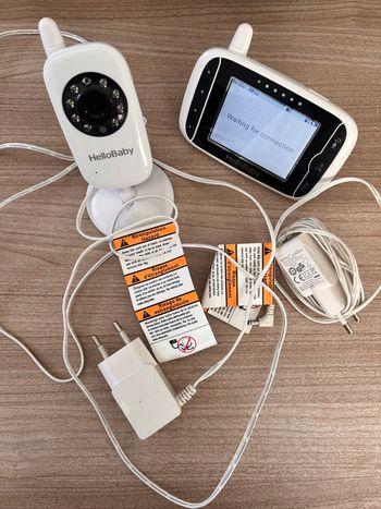Babyphone vidéo + écran Hellobaby
