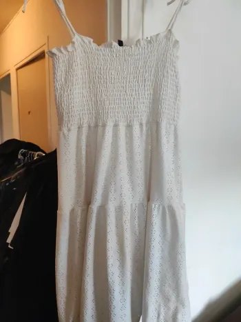 Robe blanche taille S