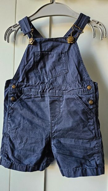 Salopette bleu marine petit bateau