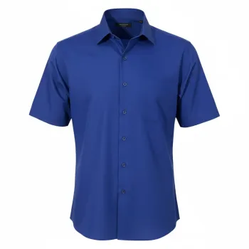 Chemise à boutons bleue homme Taille S Neuf