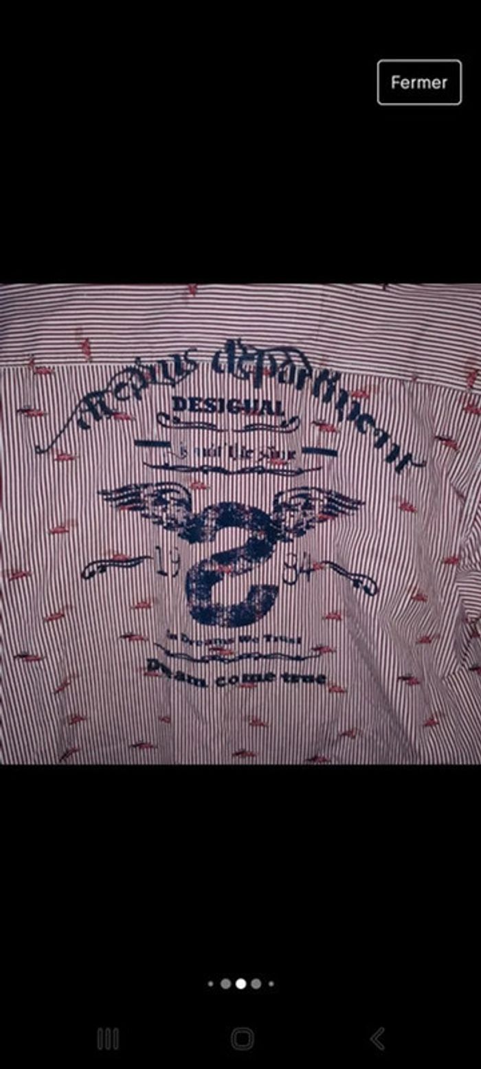 chemise vintage homme Desigual taille M - photo numéro 2