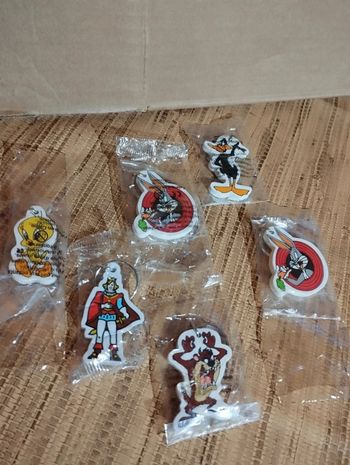6 porte-clé looney tunes Warner Bros for LU