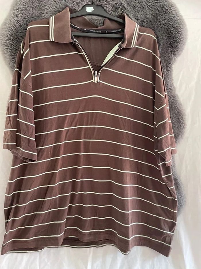 haut et t-shirt Casual Mode marron taille Xxl