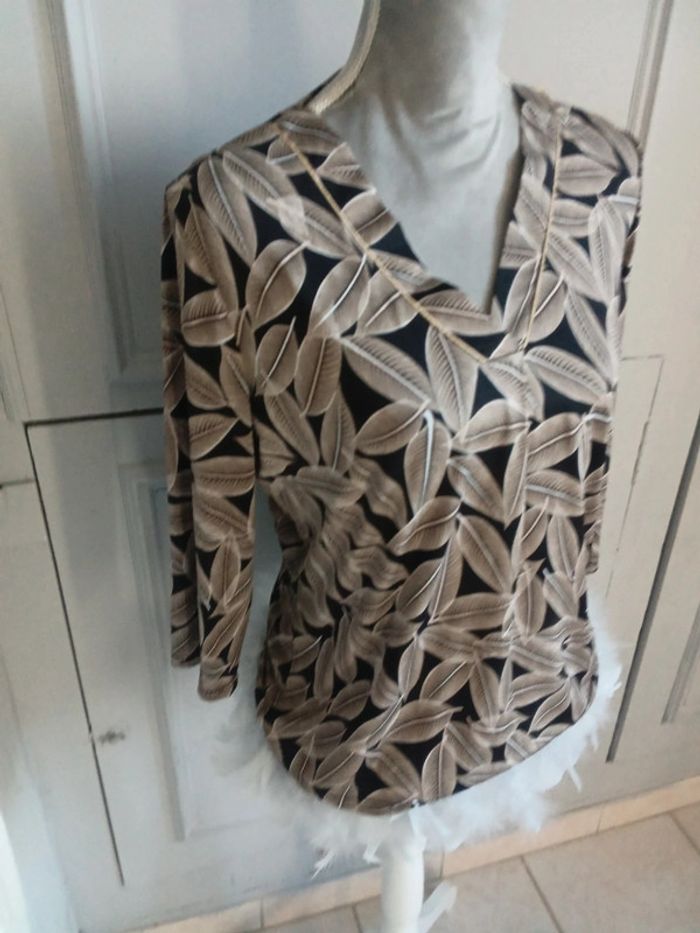 Blouse manche 3/4 Armand thiery Taille 38 - photo numéro 2