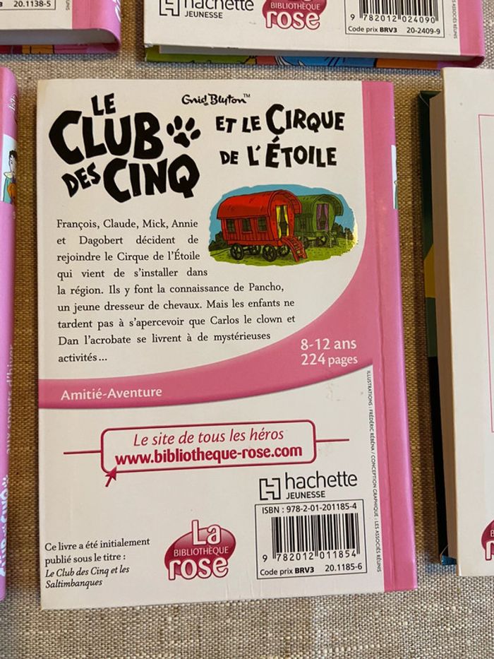 Lot de 7 romans du Club des Cinq - photo numéro 7