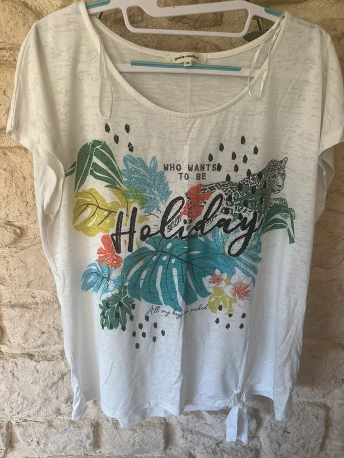 TEE shirt Grain de Malice XL