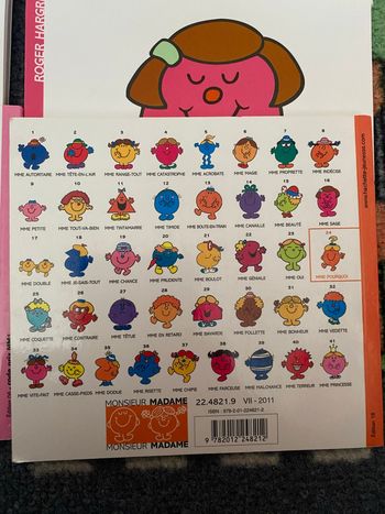 Livres Monsieur Madame