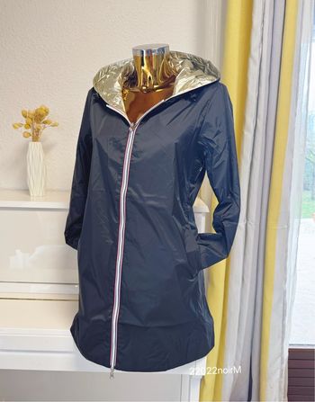 Veste long mi saison noire doré taille M 🌸