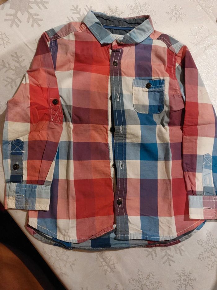 Chemise à carreaux