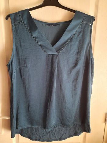 Débardeur bleu pétrole 46/48